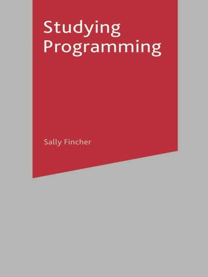cover image of Studying Programming